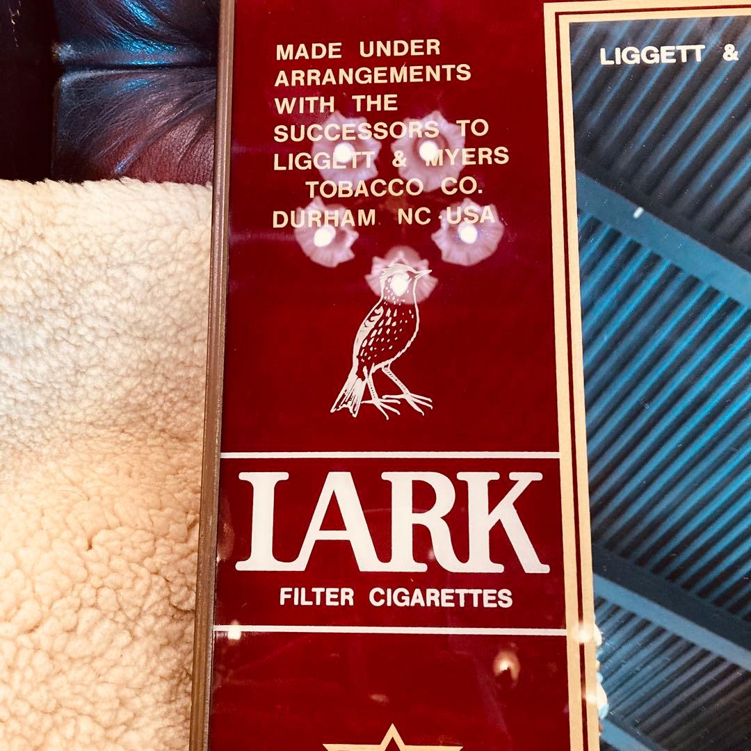 湯布院アンティーク レア品 アメリカビンテージ lark パブミラー ラーク