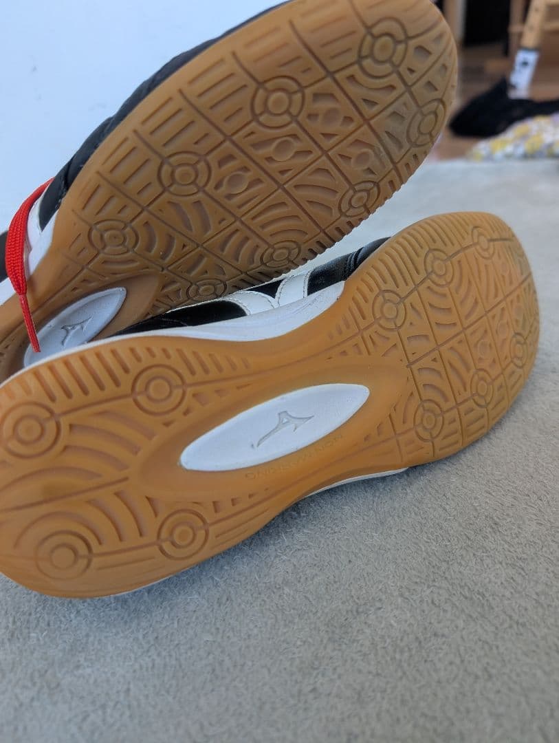 美品 ミズノ モレリアin 24.0cm ブラック