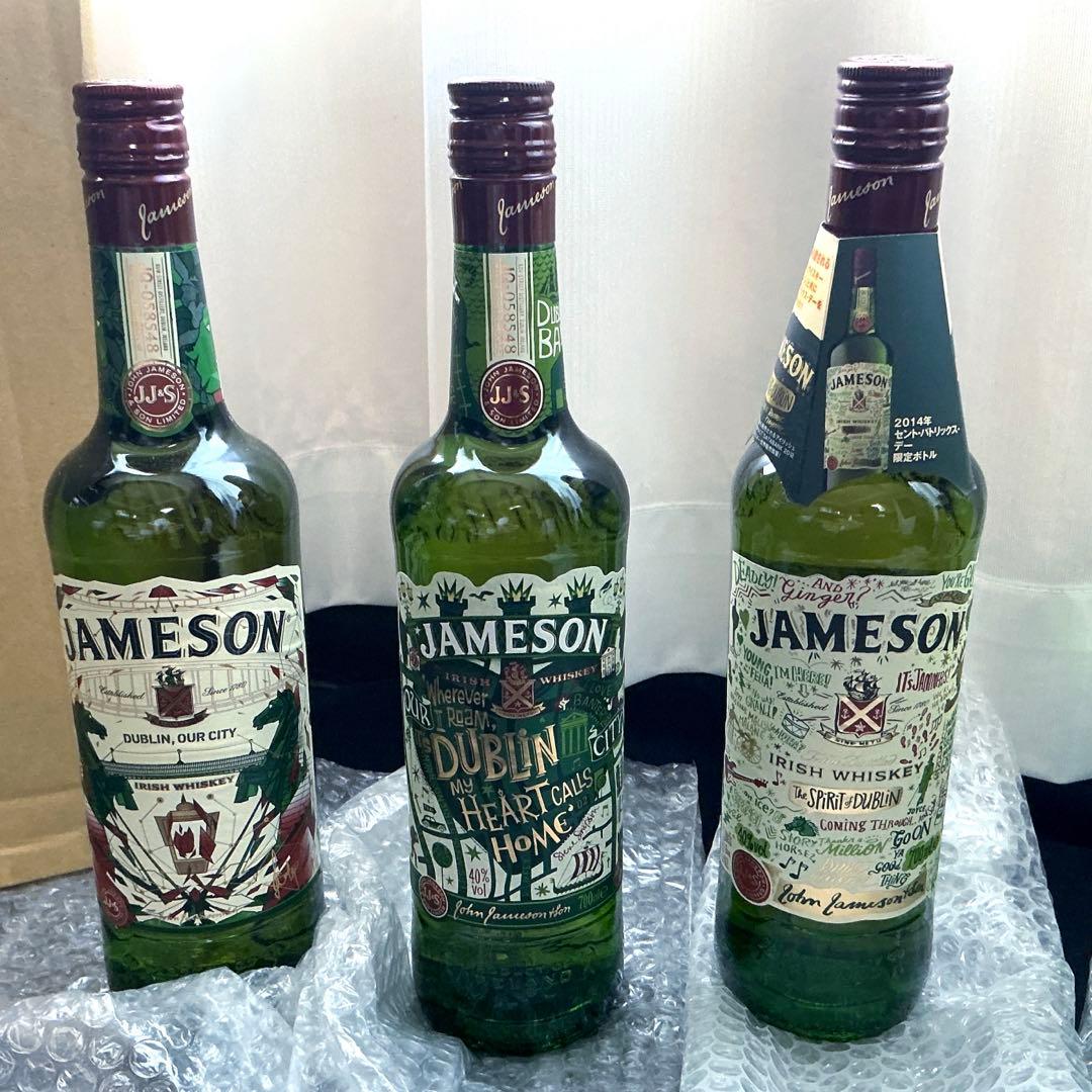 限定ボトル ジェムソン JAMESON 新品 3本 2014 2015 2016