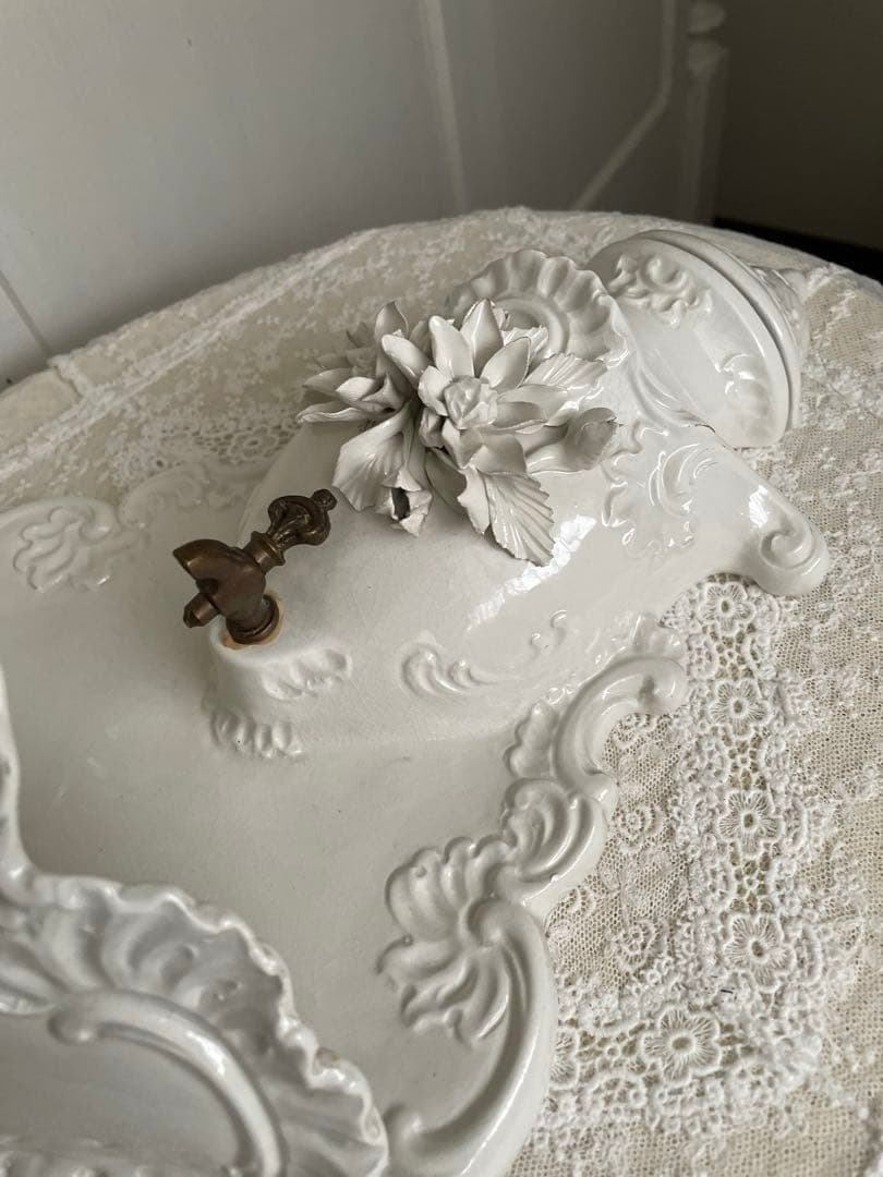 ˚✧₊⁎陶器製 アンティーク ファウンテン⁎⁺˳✧༚ フランスアンティーク