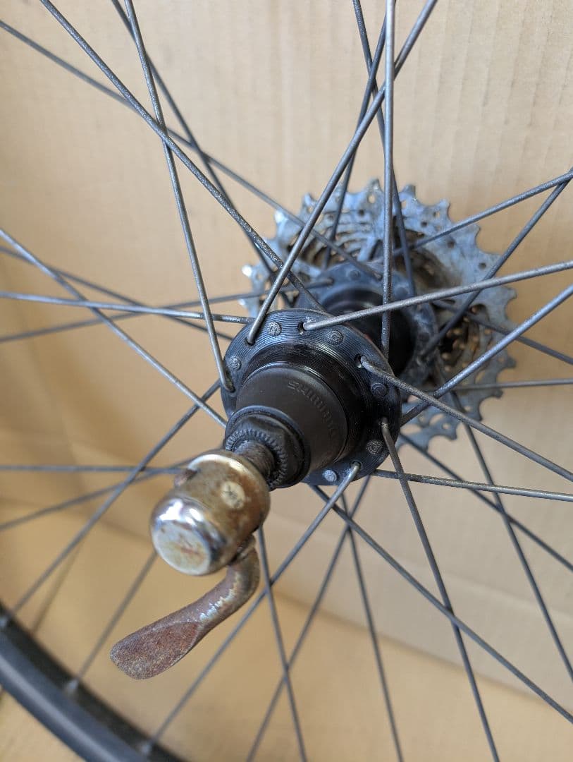 ビアンキ取り外し/クロスバイク用700Cホイール前後セット