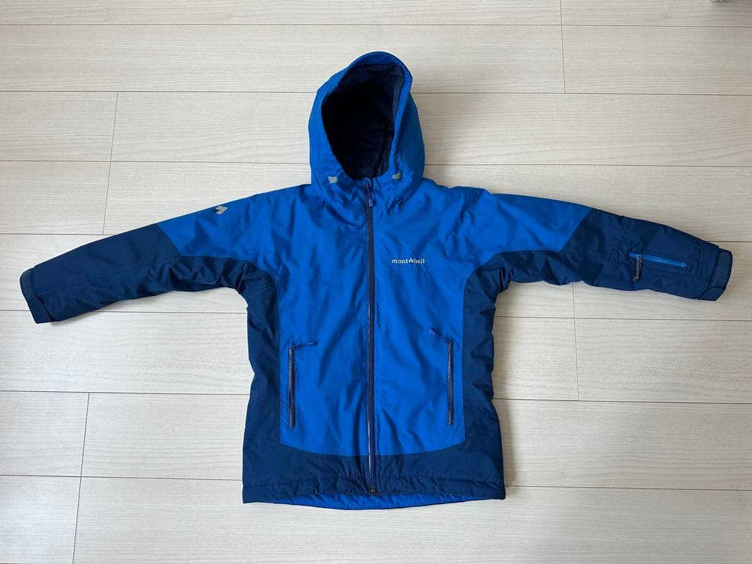 montbell アウターフード付きジャケットとパンツセット　140㎝