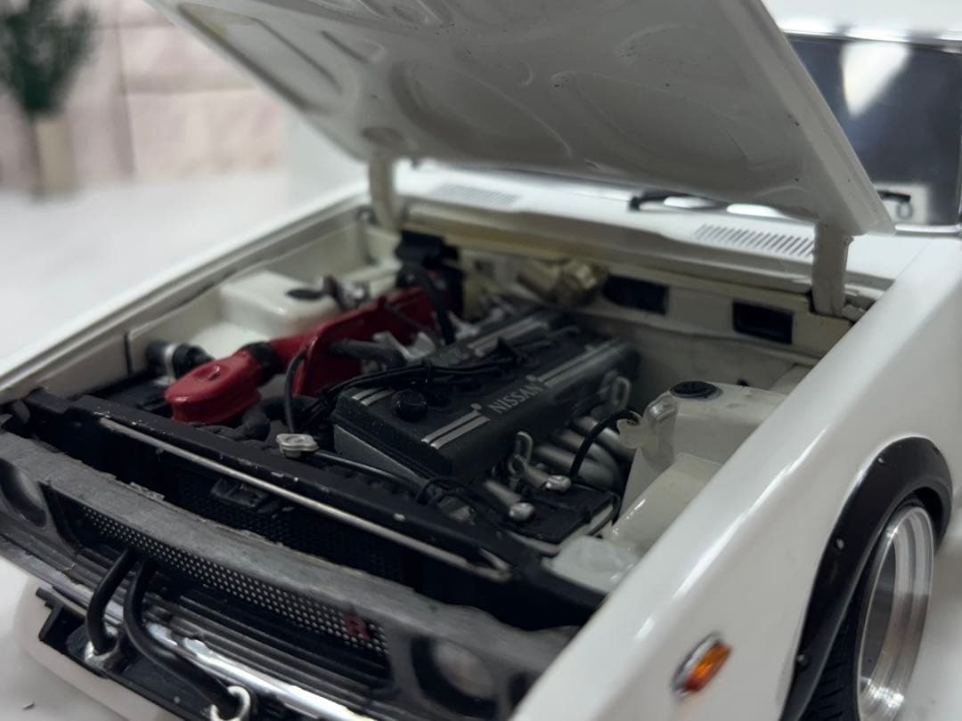 1/18ミニカー　京商 ケンメリGTR ロングノーズ　ワタナベ深リムカスタム