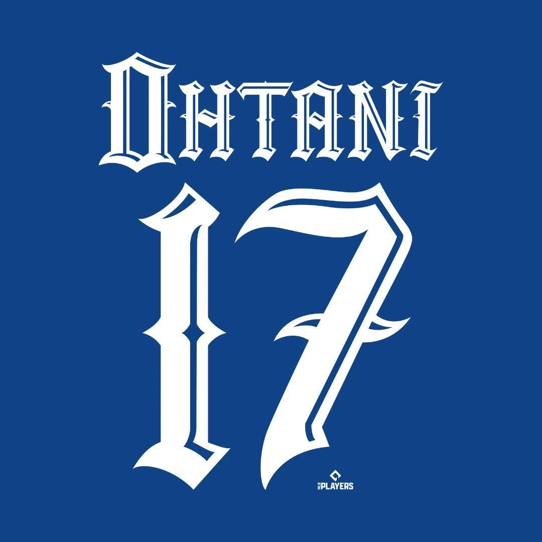 MC LA DODGERS SHOHEI OHTANI TEE BLUE 青