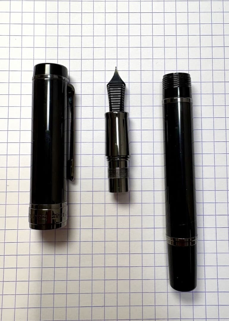 セーラー万年筆 CYLINT ブラックステンレス