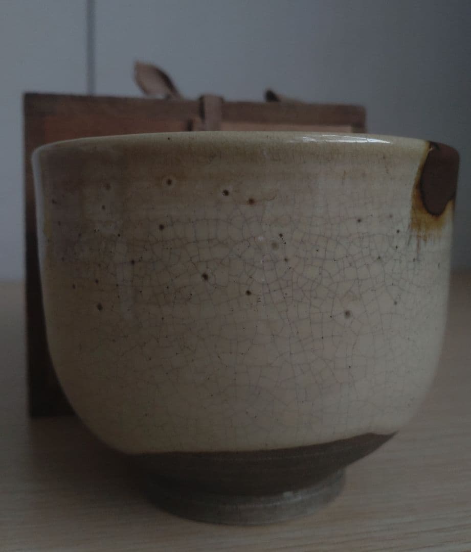 【希少品】伝世 江戸時代 1653年〜　尾戸焼　茶盌　茶碗　幕末　土佐藩　斑唐津