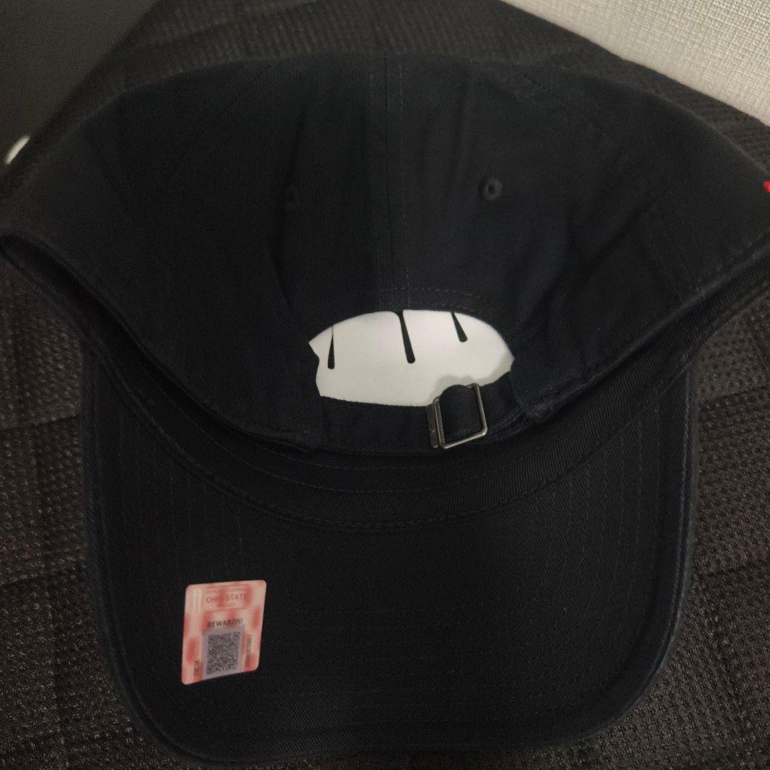 ナイキ オハイオステート 大学 キャップ M/L ブラック　フリーサイズ