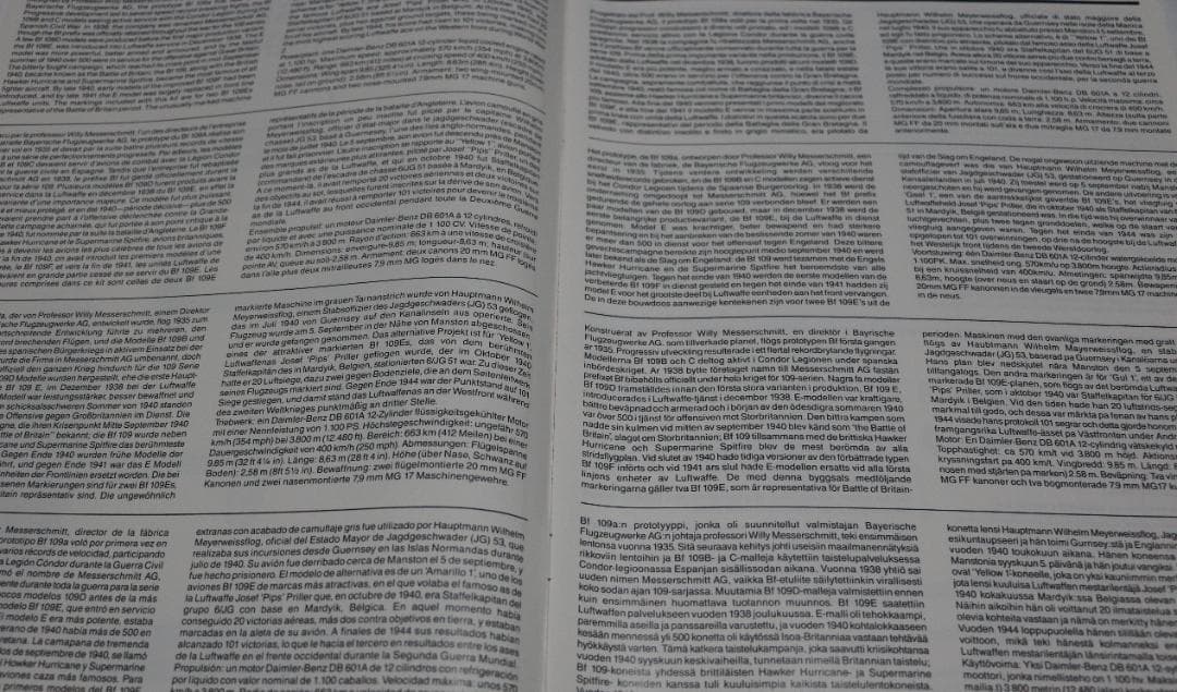 ビックスケールAIRFIX製1／２４メッサーシュミットＢｆ１０９E プラ　未組立