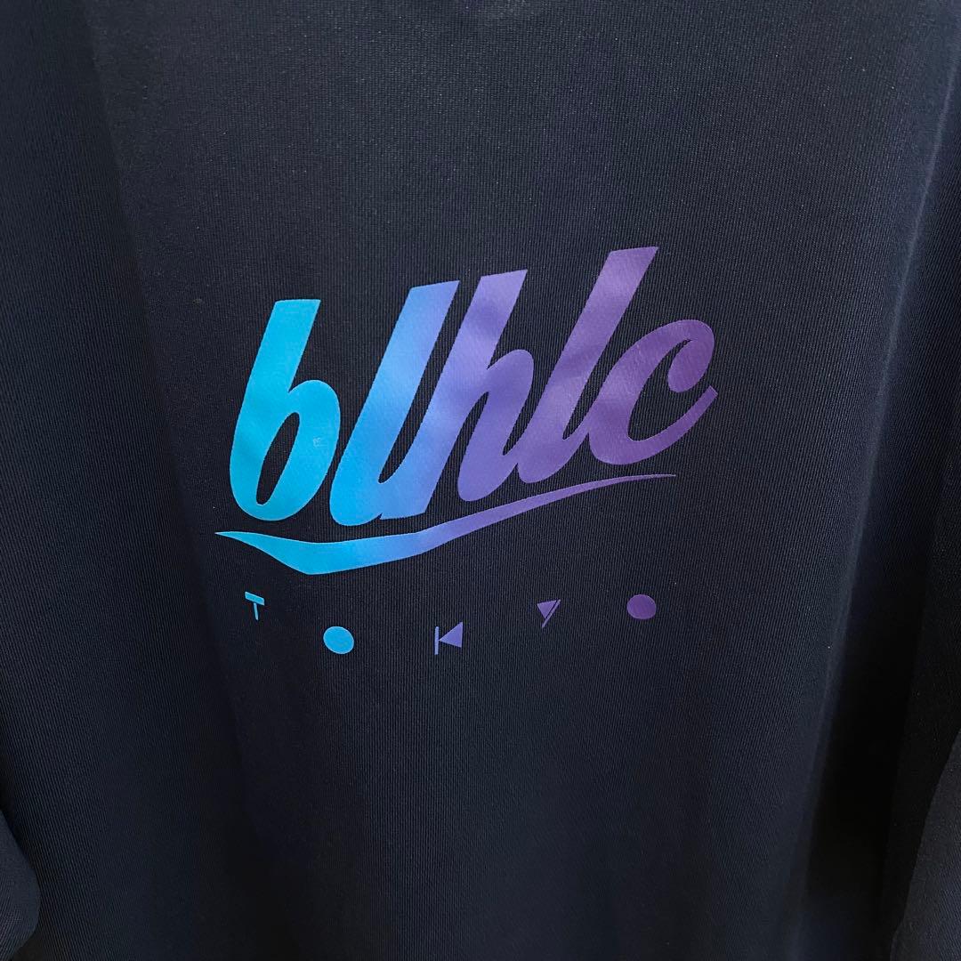 【希少品】blhlc Print Cool Tee Ｌサイズ　navy