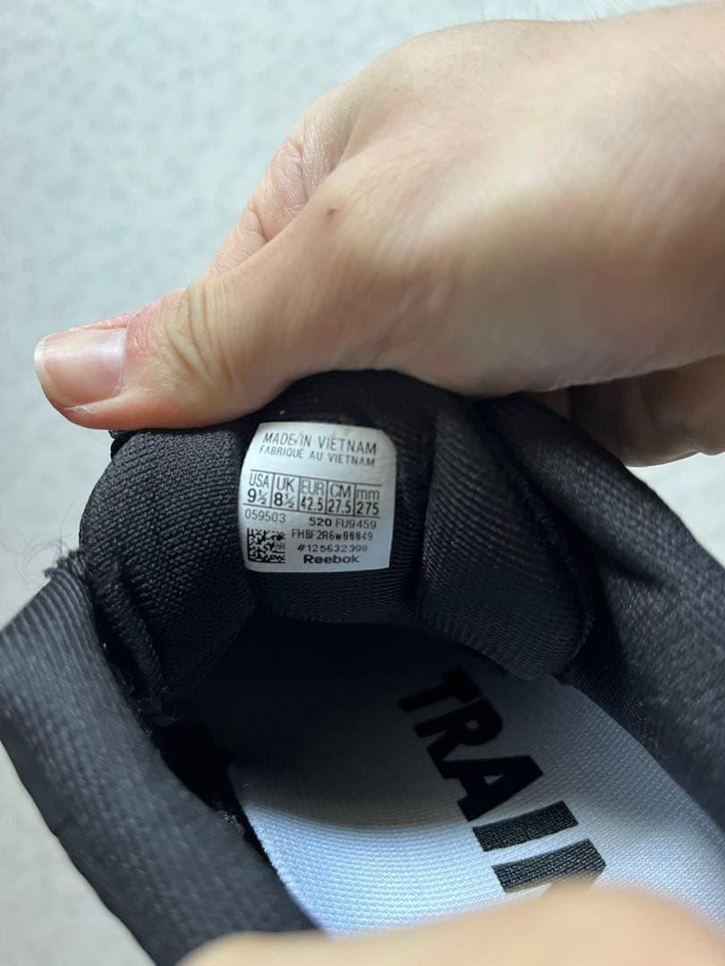 Reebok legacy lift リフティングシューズブラック/ホワイト