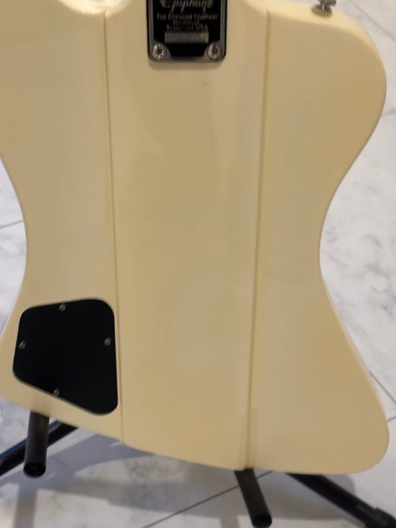 Epiphone カスタム　ファイヤーバード ベース　ブリッジ無し　純正ケース付
