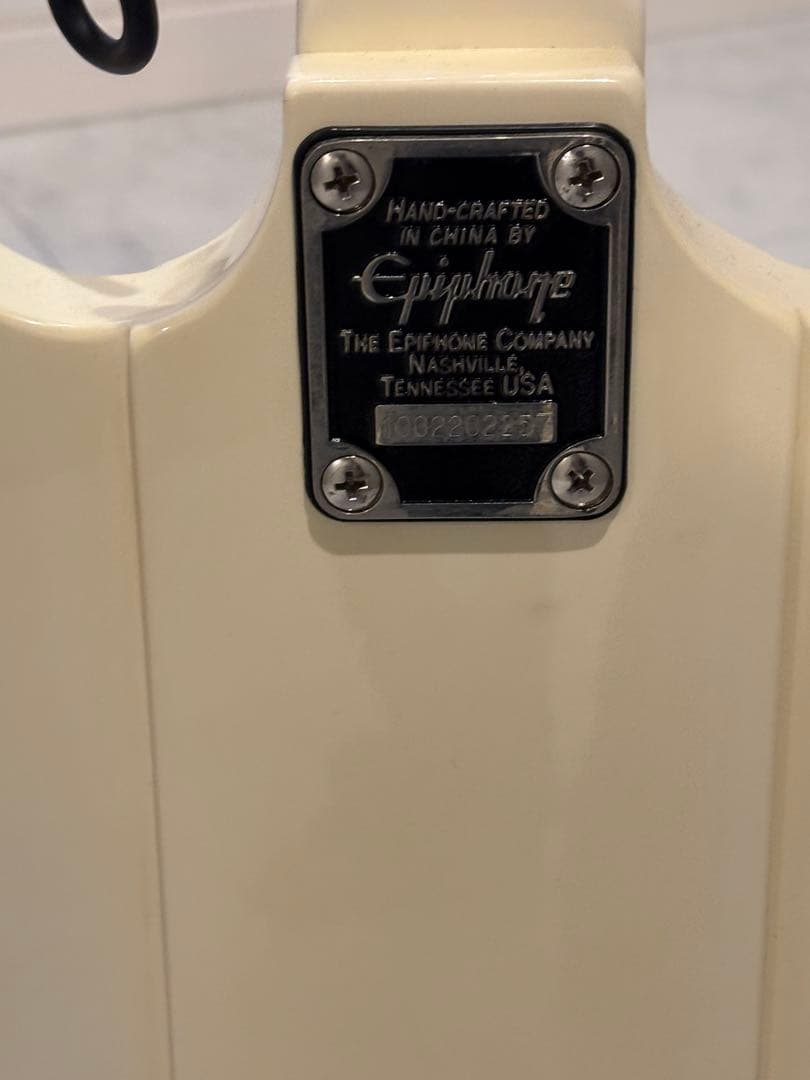 Epiphone カスタム　ファイヤーバード ベース　ブリッジ無し　純正ケース付