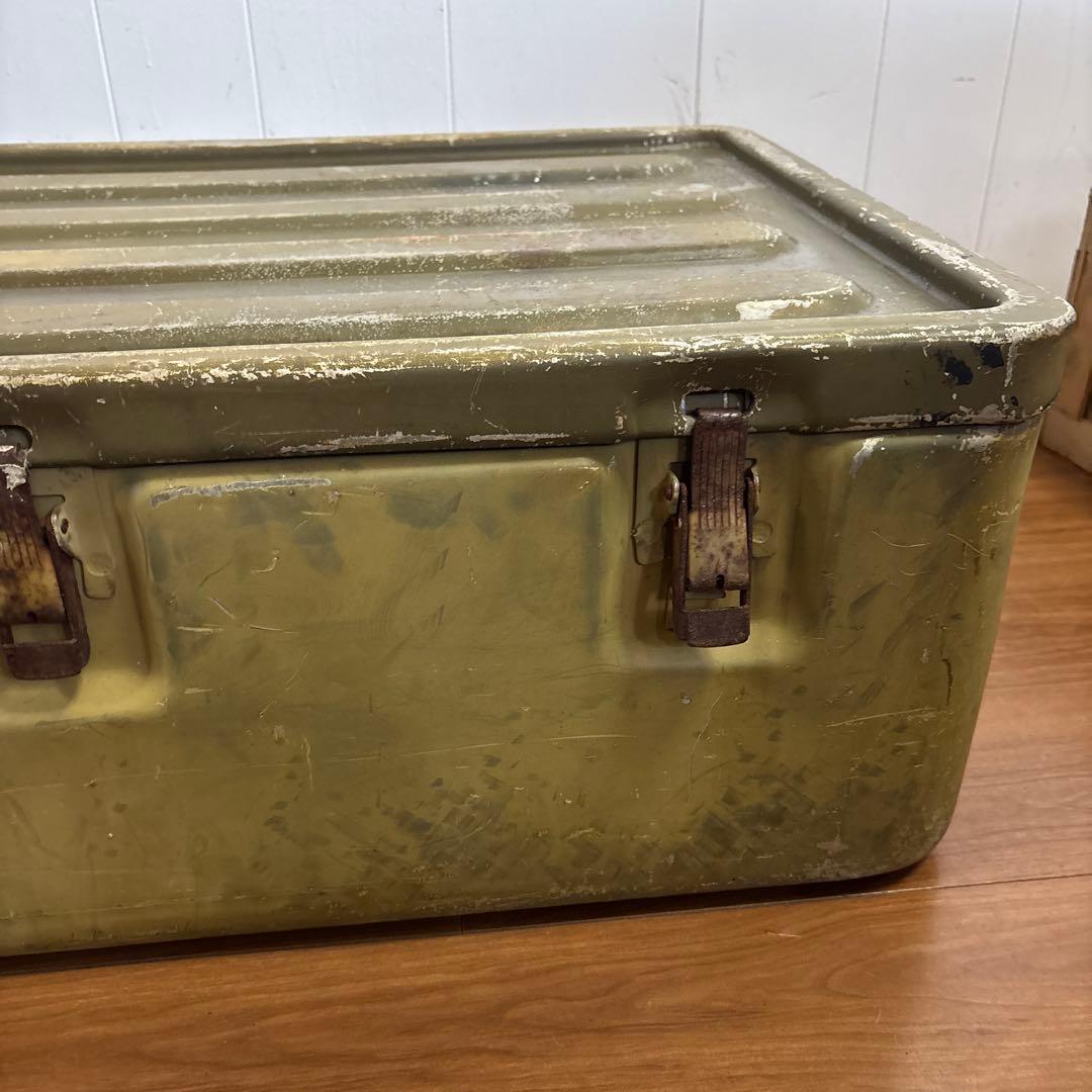 米軍　実物　アルミコンテナ　送料無料