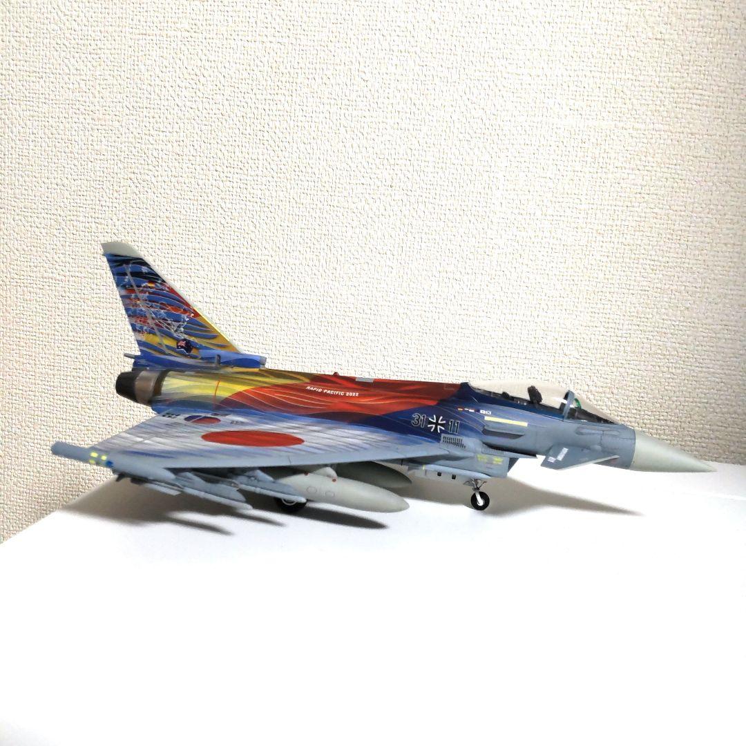 戦闘機プラモデル完成品1/72ハセガワ ユーロファイタータイフーン