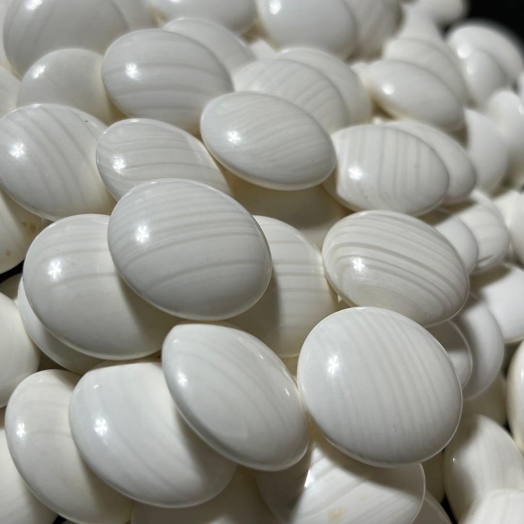 日向 蛤碁石 碁石 本蛤碁石 碁笥 槐 32号 那智黒石