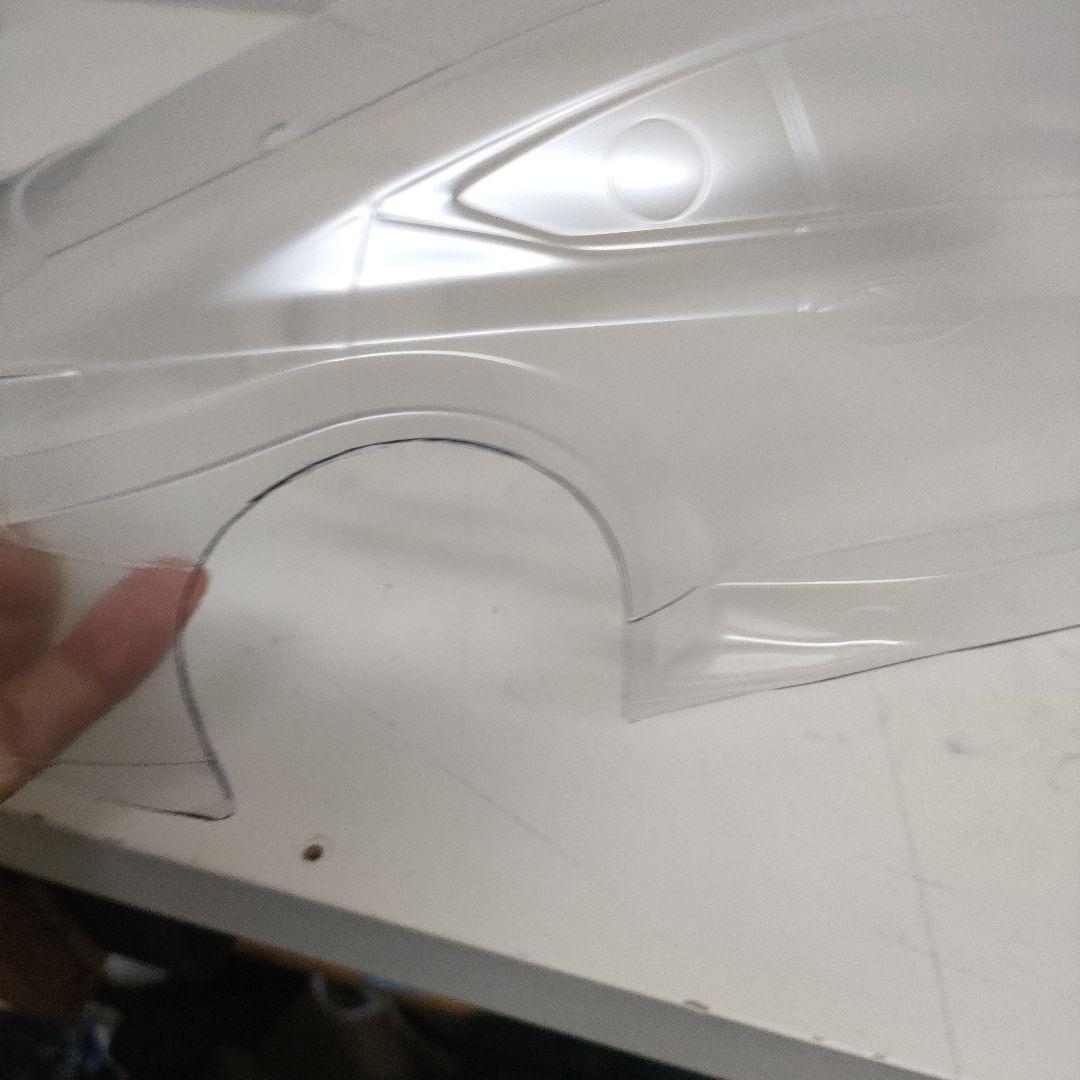 【未組立て】ヨコモ RS1.0シャーシ、未塗装ボディ、新品スペア部品付き