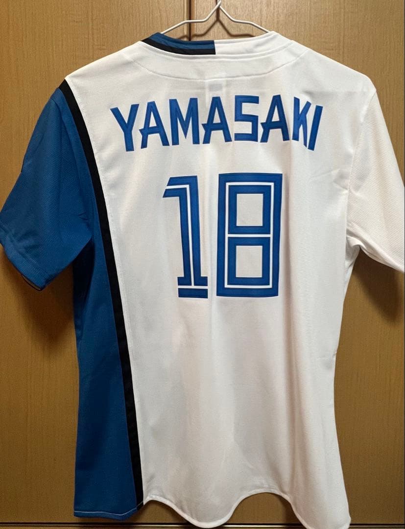 北海道日本ハムファイターズ　レプリカユニフォーム　ホーム　S 山﨑福也　山崎福也