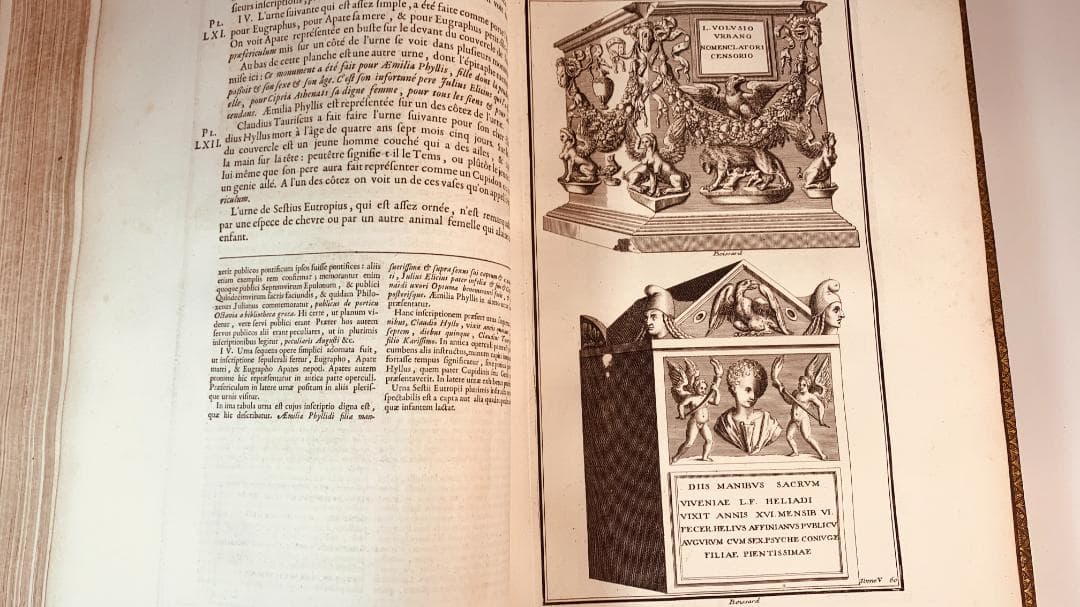 1719年に出版された「図解された古代」第5巻