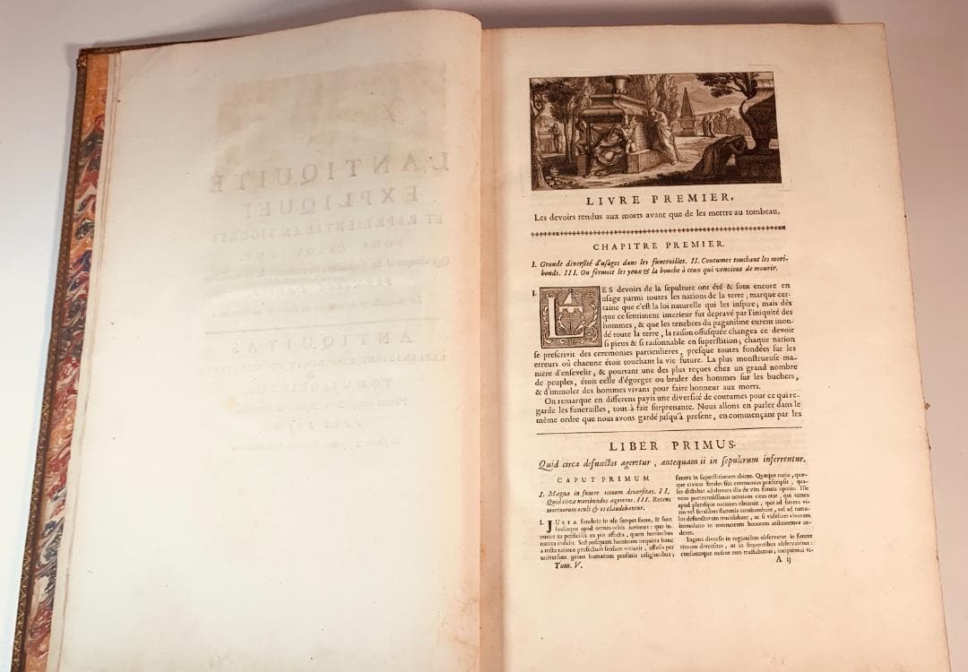 1719年に出版された「図解された古代」第5巻