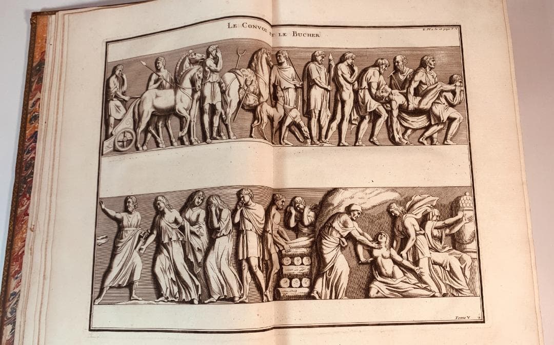 1719年に出版された「図解された古代」第5巻