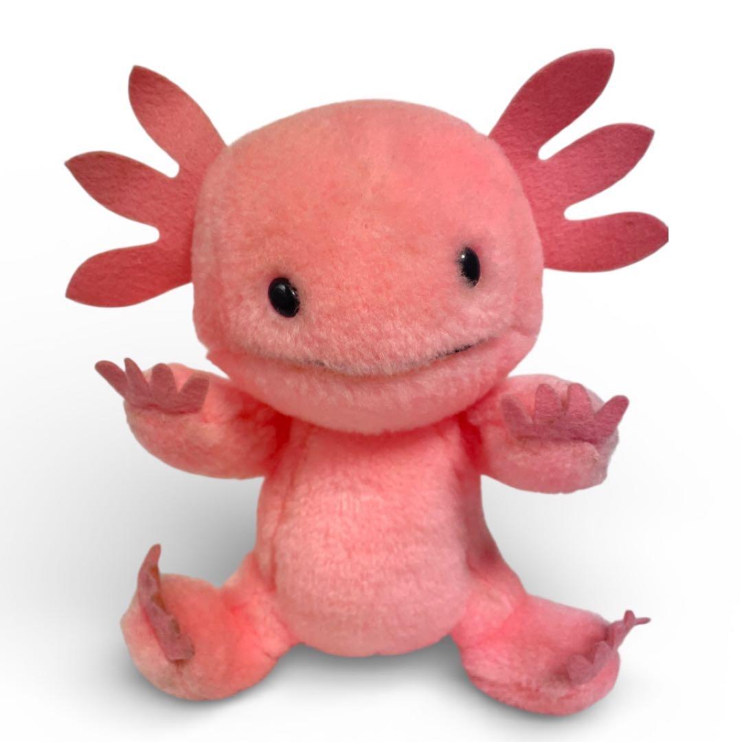 激レア⭐️昭和レトロ　ウーパールーパー　ぬいぐるみ　ウッティ　メグロトーイ