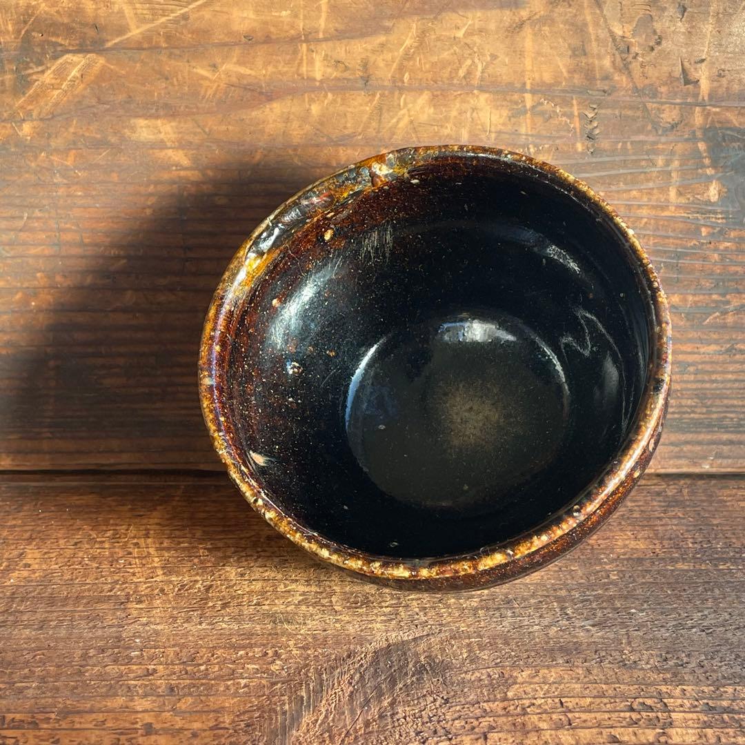 古瀬戸 古美濃 天目茶碗 江戸時代 骨董 古美術 茶道具 発掘品