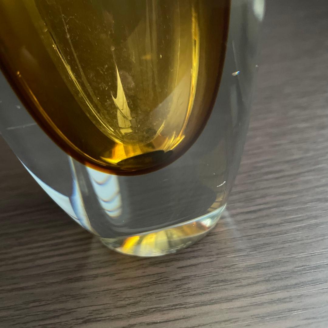 Nuutajärvi　Kaj Franck　フラワーベース　オブジェ　傷有