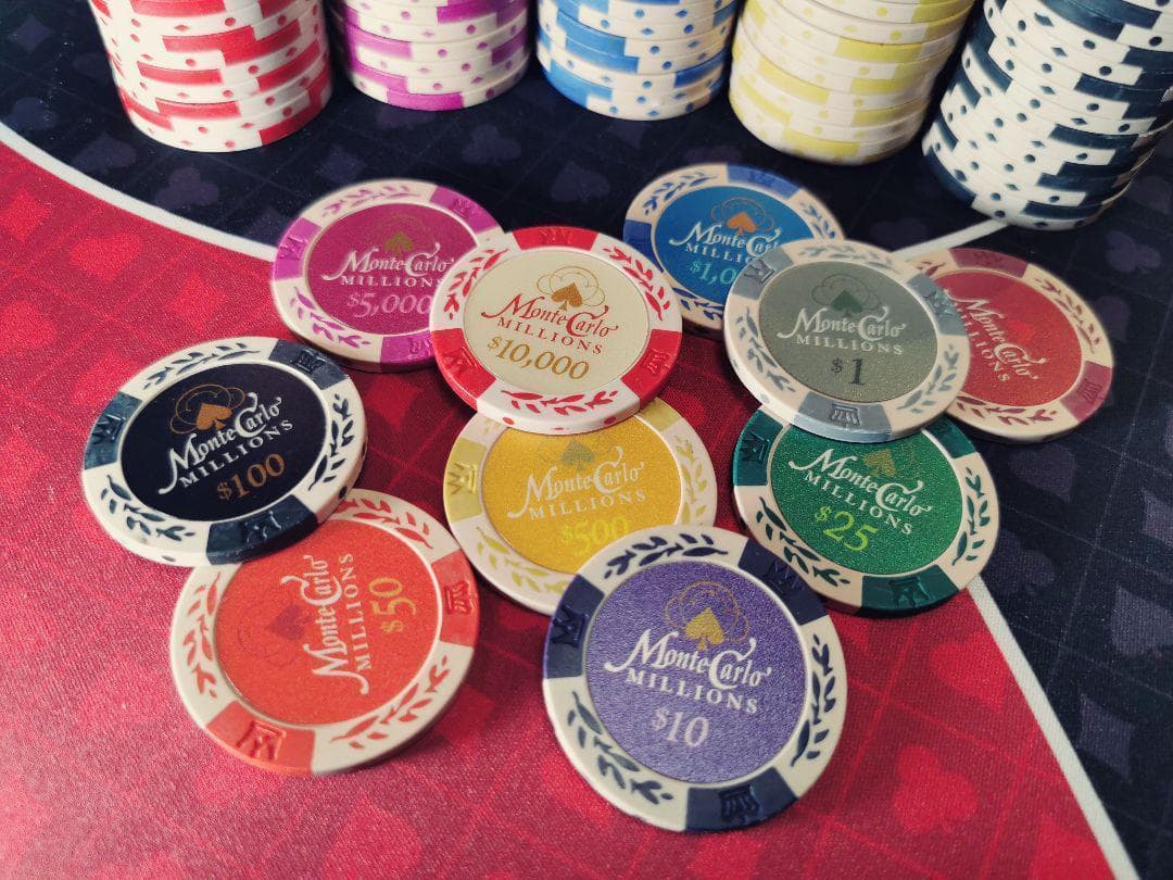 Hirudo様特注セット☆200枚☆モンテカルロ・ミリオンズ☆ポーカーチップ