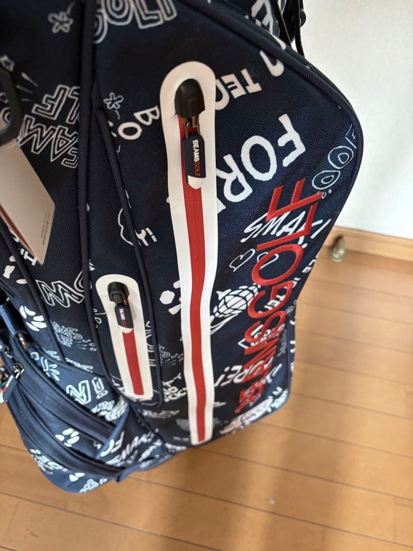 新品未使用‼️激レア‼️ビームス ゴルフ スヌーピー キャディバッグ ネイビー
