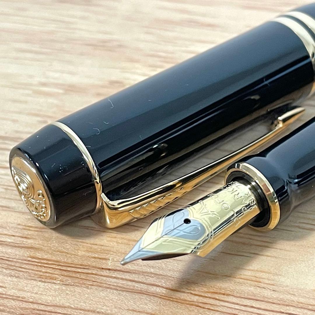 パーカー PARKER 万年筆 デュオフォールド センテニアル ブラック 美品