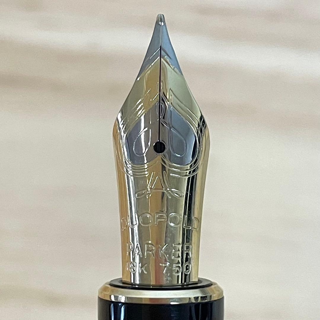 パーカー PARKER 万年筆 デュオフォールド センテニアル ブラック 美品