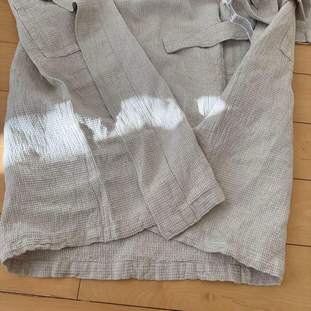 未使用LAPUAN KANKURIT (ラプアン カンクリ)リネンバスローブ