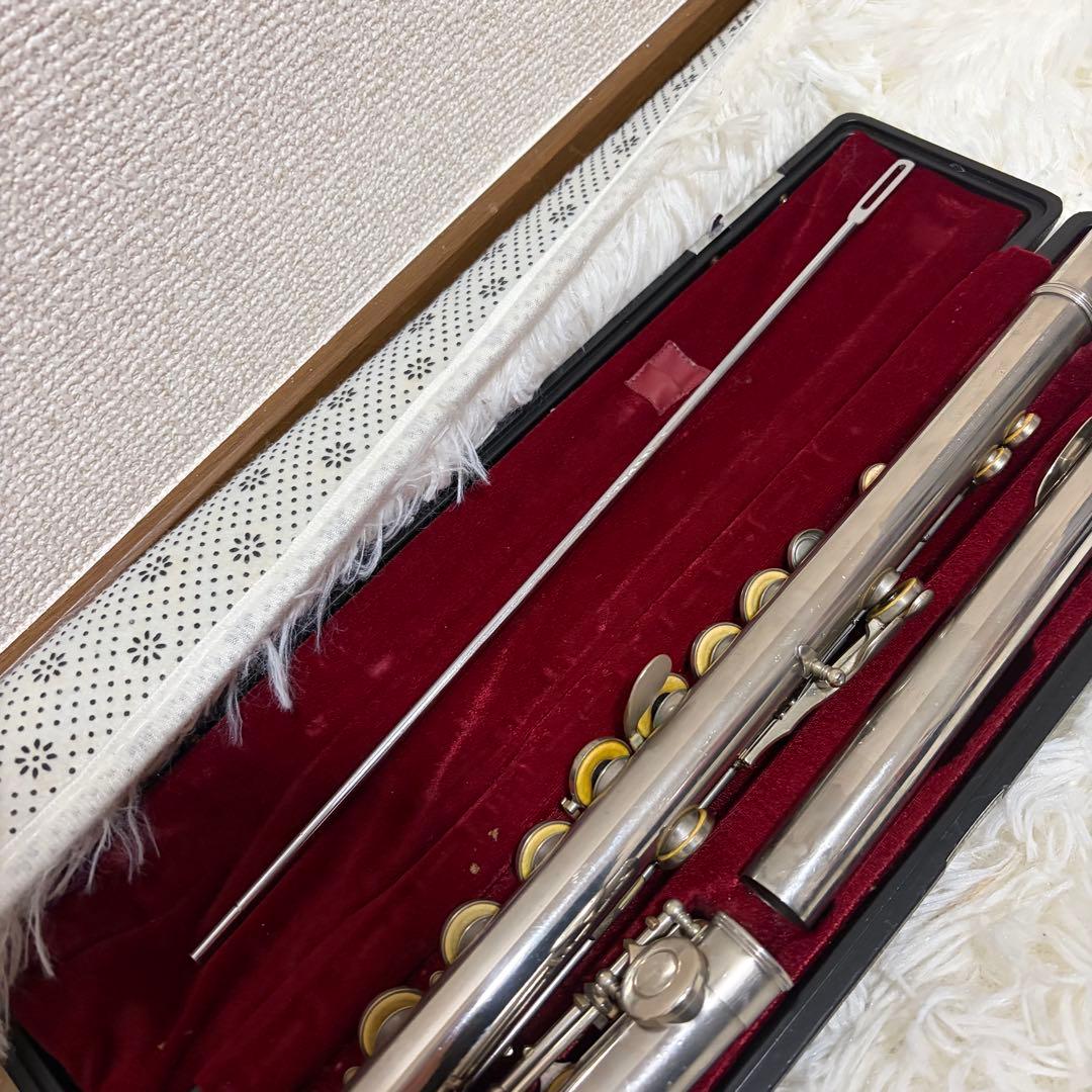 後期モデル ヤマハ フルート YFL-211 管楽器 Eメカ付き 良品 初心者