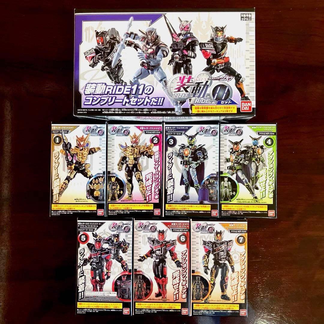 【バラ売り不可・新品未開封】 装動 仮面ライダージオウ RIDE1〜11 74種