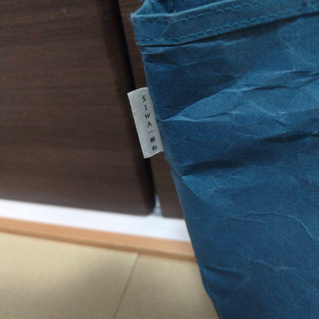 紙和　SIWA トートバッグM ブルー