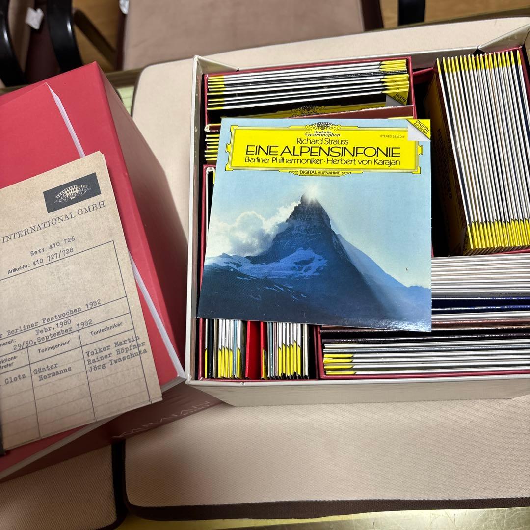 KARAJAN 1980s 限定版ボックスセットCD78枚組。