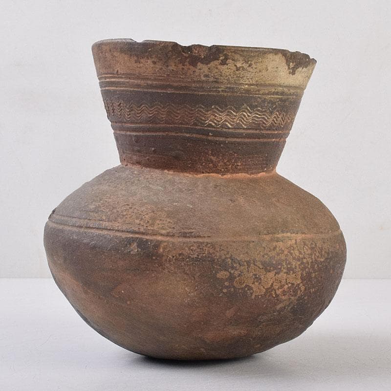 朝鮮美術　須恵器　新羅土器　新羅無細土　壷　C　R9089