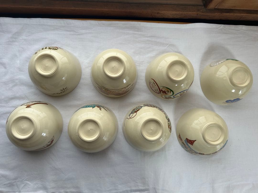 【お茶碗】仁清　数茶碗　8個セット