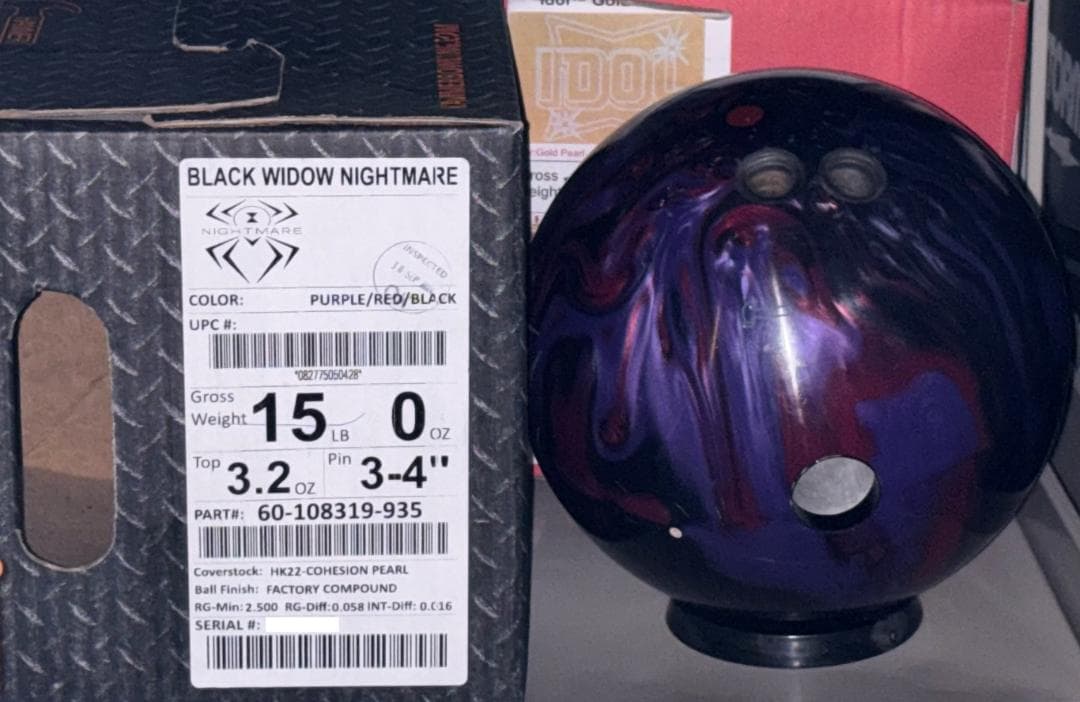 【美品中古】ブラックウィドー　ナイトメア【15P】