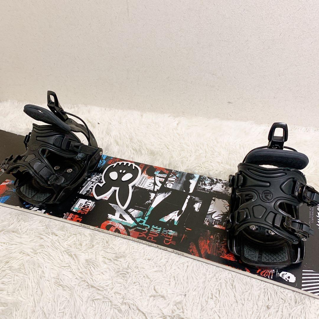 RIDE 156 AGENDA FLOW M スノーボードセット 3点セット