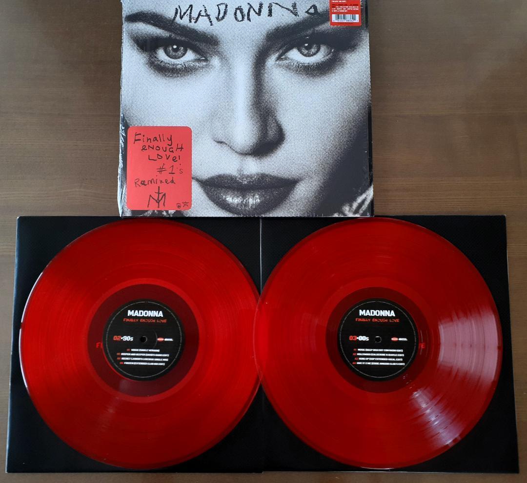 マドンナ 　Finally Enough Love　限定盤 赤カラー盤 LP