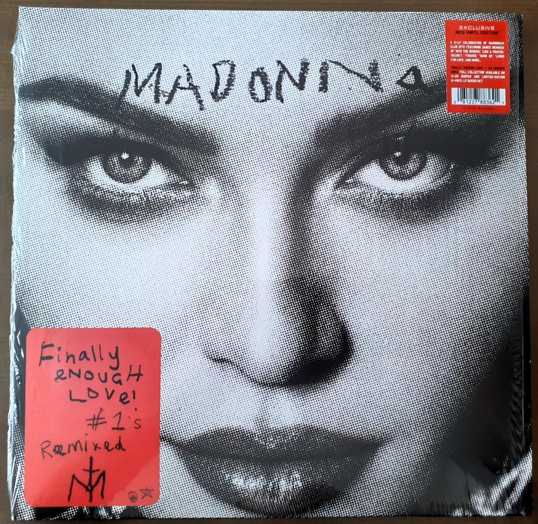 マドンナ 　Finally Enough Love　限定盤 赤カラー盤 LP