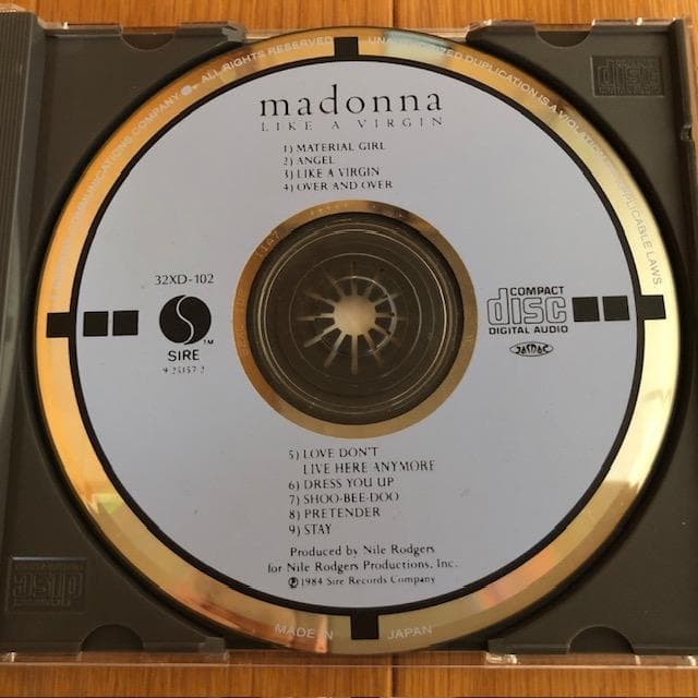 マドンナ ライクアヴァージン CD 帯付 名盤 80年代 d734y78