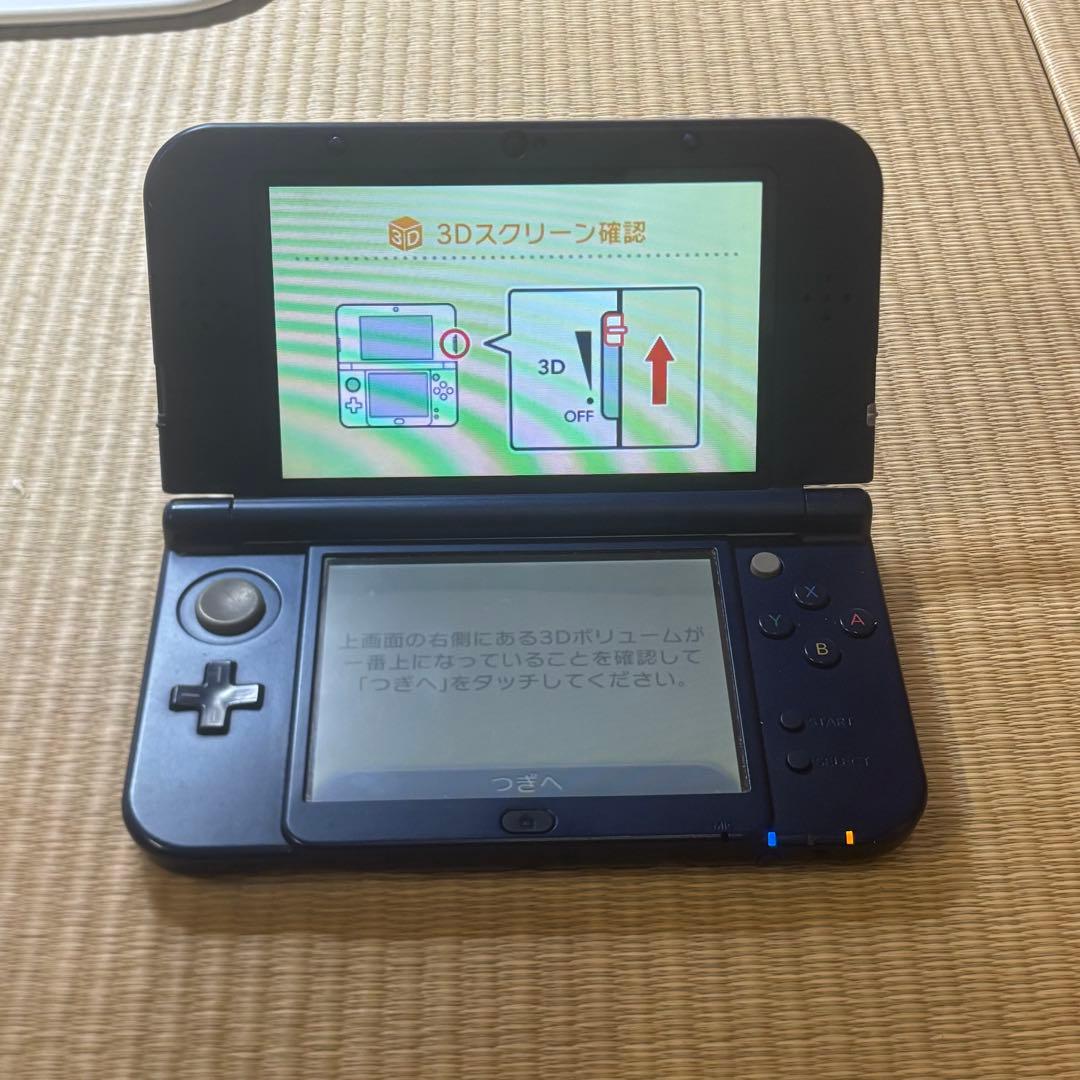 美品 New Nintendo 3DS LL メタリックブルー 動作良好 充電器