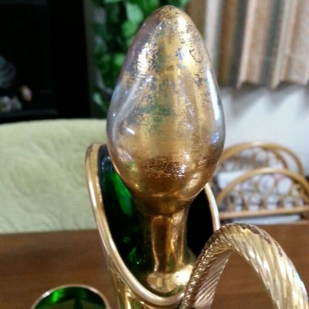 ベネチアンガラス ワイングラス６客&デキャンタセット