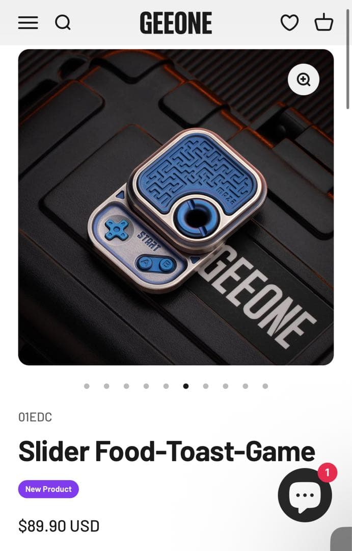 01EDC Slider Food-Toast-Game 新品