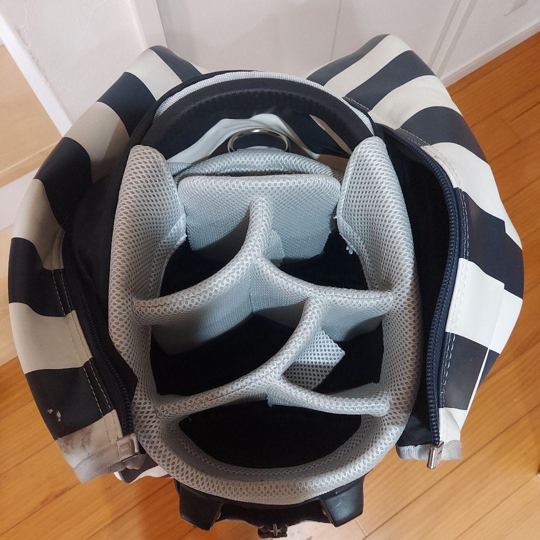 Pearly Gates ストライプキャディバッグ