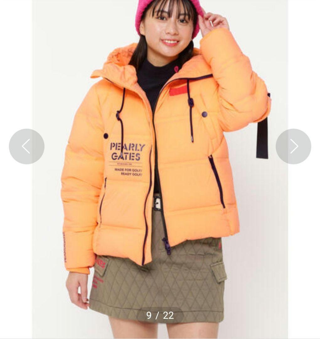 PEARLY GATES ストレッチダウンジャケット オレンジ1