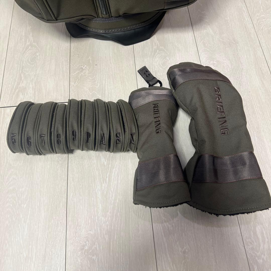 BRIEFING 大型キャディバッグ オリーブ