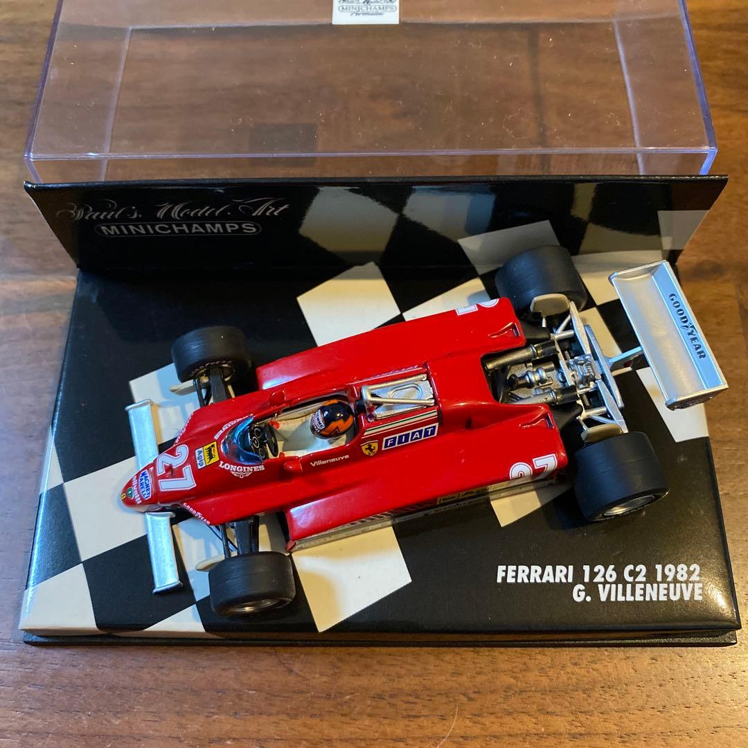 ジル・ビルヌーブ フェラーリ 126C2 ミニチャンプス 1/43スケール F1